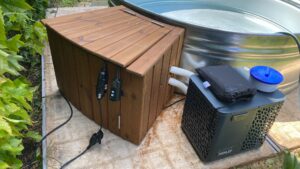 Stocktank hotspring rockstar pakket - Ronde tank L 213cm 61H 2174L - Afbeelding 9